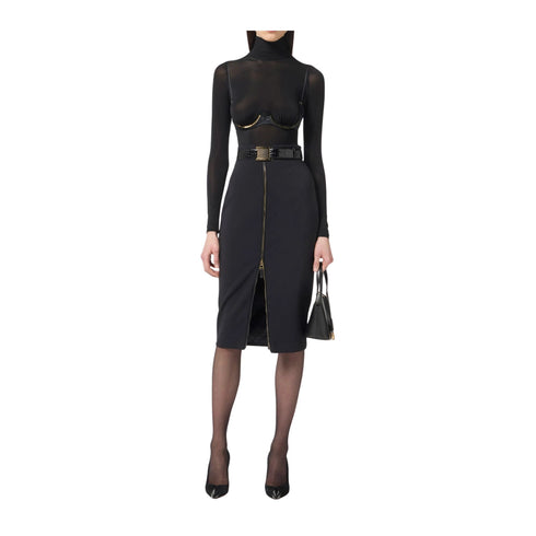 Elisabetta Franchi Gonna midi Gonna Donna midi zip frontale 42 - Francavilla Moda